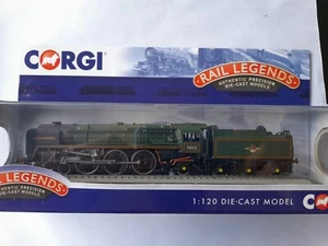 CORGI RAIL LEGENDS 1/120 MODEL: ST97702 BRITANNIA CLASS OLIVER CROMWELL 70013 - Picture 1 of 7