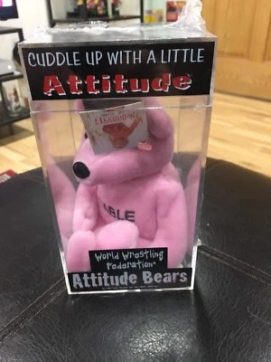 Oso Sable Attitude WWF World Wrestling 1999 de colección con estuche de plástico Foto 1 de 4