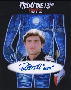 Russell Todd 10x8 signiert in Blue Friday The 13th - Bild 1 von 1