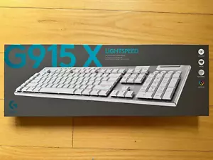 New Sealed Logitech G915 X LIGHTSPEED Wireless Mechanical Gaming Keyboard White - Picture 1 of 6