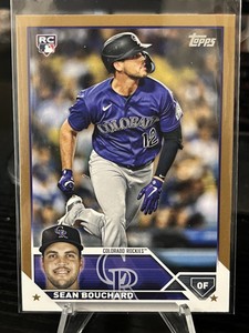 2023 Topps Update - Sean Bouchard - #US216 Gold Parallel Rookie #'d /2023