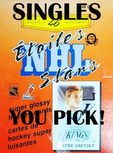 1988-89 OPC O-Pee-Chee NHL EXOILES STARS Super Glossy Mini Cards You Pick - Picture 1 of 47
