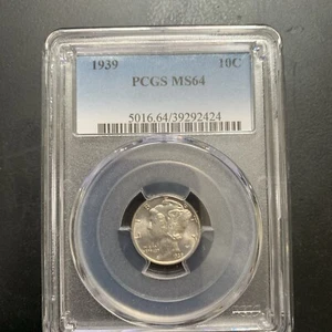 1939 D Mercury Dime PCGS MS-64 - Picture 1 of 2