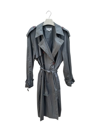 SAINT LAURENT (YSL) Trench coat Yves Saint Laurent vintage grigio sfoderato taglia 54 (da L a XL)