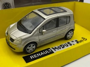 MONDOMOTORS Renault Modus coche urbano familiar plata miniatura - Imagen 1 de 9