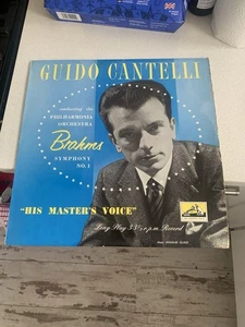 Johannes Brahms Symphony No 1, Guido Cantelli, 1954 Mono vinyl LP plays nicely - Picture 1 of 9