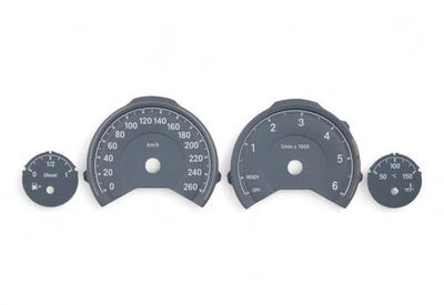 3D for BMW M-Style F30 F31 F32 F33 F34 F36 Diesel - Speedometer Dials from MPH - Image 1 of 4