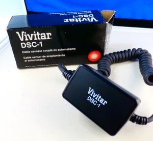 Vivitar DSC-1 Dedicated Sensor Cord Flash Unit Off Camera Connector Extension - Picture 1 of 6