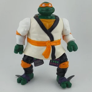Modellino samurai TMNT Michelangelo Karate 1993 vintage raro anni 90 - Foto 1 di 14