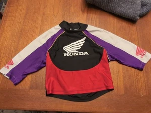 Forever 21 Honda Racing Cropped Jersey Long Sleeve Top Womens Medium M - Picture 1 of 11