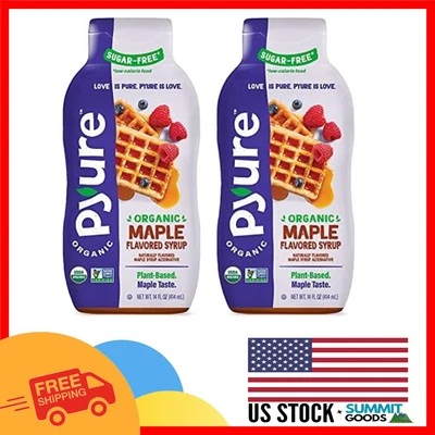 Xarope de bordo Keto - Zero açúcar, 2 carboidratos líquidos e sem glúten, pacote com 14 oz - Imagem 1 de 4