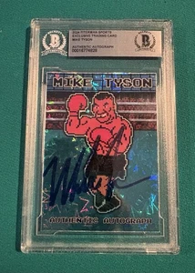 2024 Fiterman Sports Mike Tyson Autograph Trading Card Beckett Authentic  - Picture 1 of 3