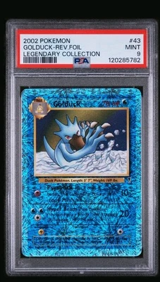 Pokemon Golduck 43/110 - PSA 9 Mint - Legendary Collection - Rev Foil - Image 1 of 2