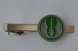Star Wars Green and Grey Jedi Order Emblem Quality Enamel Tie-pin - Picture 1 of 1