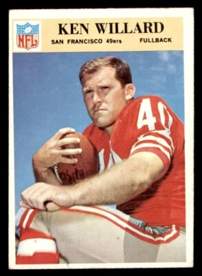 1966 Philadelphia Football #181 Ken Willard VG - Image 1 of 2
