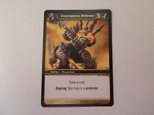World of Warcraft: Drums "COURAGEOUS DEFENSE" #93/268 Ability Trading Card