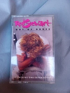 Rod Stewart Out Of Order Cassette Tape 1988 Warner Bros - Picture 1 of 3