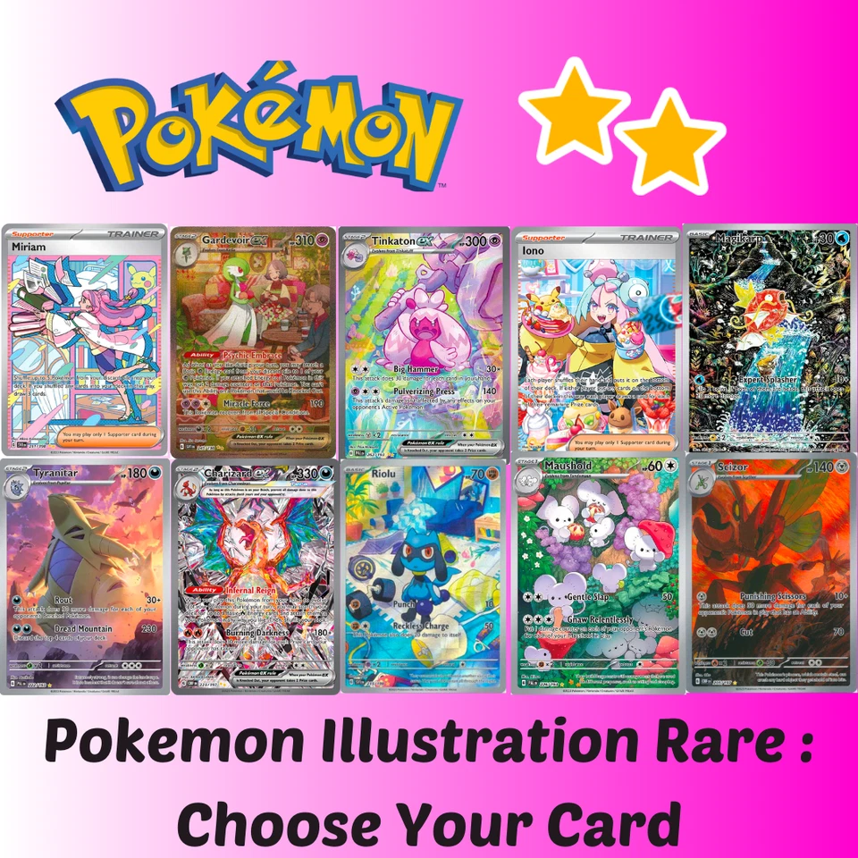 Pokemon Special Illustration Rare - Choose Your Card Full Art Ultra Rare NM - Image 1 of 1