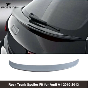 Fit for Audi A1 2010-2013 Grey Rear Trunk Spoiler Middle Wing Lip PU Unpainted - Picture 1 of 10