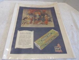 Vintage 1927 Wrigley's Pfefferminz Kaugummi Samstagabend Postdruck Anzeige - Bild 1 von 6