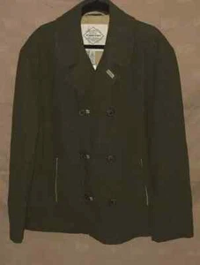 St John's Bay Pea Coat wool coat Men's Winter Coat XXL New No Tags - Picture 1 of 2