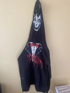 Volcom Stone Black YXL full zip long sleeve Halloween Scary hoodie - Picture 1 of 4