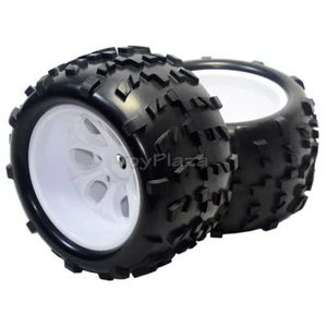 HSP 62012 Wheel Complete 62010 62011 White Hub 2pcs for 1/8 RC Model Buggy Truck - Picture 1 of 6