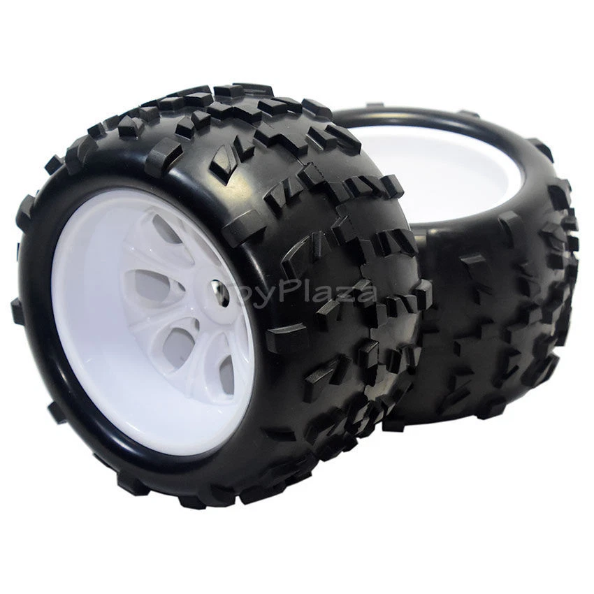 HSP 62012 Wheel Complete 62010 62011 White Hub 2pcs for 1/8 RC Model Buggy Truck - Image 1 of 4