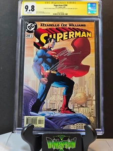 SUPERMAN #204 CGC SS 9.8 FIRMADO POR BRIAN AZZARELLO, JIM LEE Y SCOTT WILLIAMS - Imagen 1 de 5