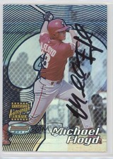 2002 Bowman's Best Auto Blue Michael Floyd #127 Rookie Auto RC