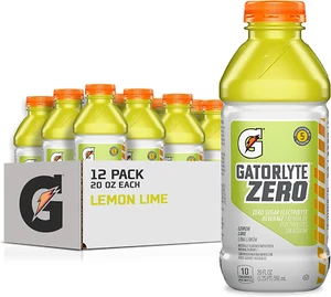 Gatorlyte Zero Electrolyte Beverage, Zero Sugar Hydration, 12 Pack 20oz Bottles - Picture 1 of 14
