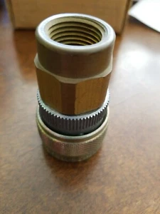 Parker 1/2 Female Check Unit Valve 014610070 Brass #U02 - Picture 1 of 4