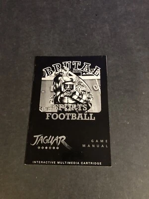 Brutal football Atari Jaguar Manual - Image 1 of 4