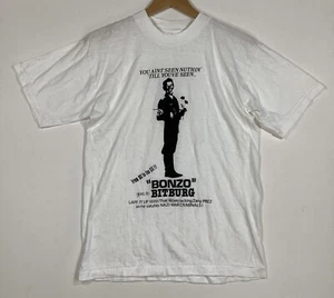 Vintage Bonzo Goes to Bitburg T-Shirt Size M Reagan Novelty Punk Political Humor - Picture 1 of 6