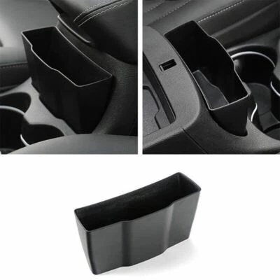 For Jeep Cherokee 2014-2023 Black Console Armrest Storage Box Holder Organizer Foto 1 de 4