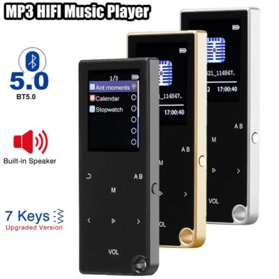 128GB Support Bluetooth MP3 Player MP4 Video FM Radio Sports HiFi Lossless Music - Image 1 of 4