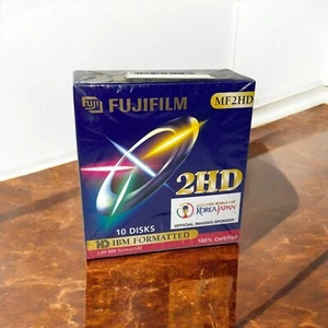 Fujifilm MF2HD 10x Floppy Disk - 1,44 MB IBM Formatted - NEU & Sealed - Bild 1 von 1