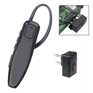 Bluetooth Earpiece Wireless Headset for Baofeng UV-5R Walkie Talkie Ham Radio - Picture 1 of 10