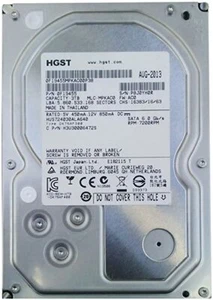 Unidad de disco duro Hitachi Deskstar 7K3000 0F19455 3 TB 7,2 K RPM 6 Gbps 3,5" SATA HDS723030ALA640 - Imagen 1 de 1