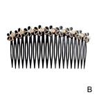 Mode Frauen Haarnadeln Strass Perle Haarspange Krallen schnelle Haarkmme Z4D1