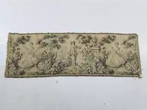 Vintage French Beautiful Scene Wall Hanging Tapestry 135x46cm - Picture 1 of 12