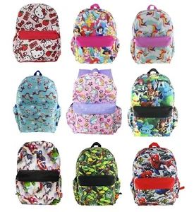Mochila de lona de 16" para niñas y niños Sanrio Marvel Unicorn Disney Back To School  - Imagen 1 de 18