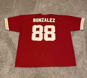 Kansas City Chiefs Tony Gonzalez jersey mens size XXL Logo Athletic red vintage