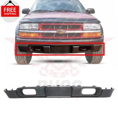 New Front Bumper Lower Valance Air Dam Deflector Fits 1998-2004 Chevrolet S10 Foto 1 de 4