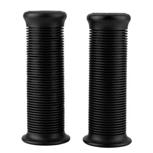 Pair Of 1inch 25mm/ 1.1inch 28mm Motorcycle Vintage TPU Handle Handlebar Grip - Picture 1 of 8