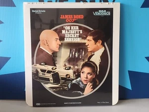 On Her Majesty's Secret Service CED NEU RCA Videodisc Teil 1 & 2 007 James Bond - Bild 1 von 8