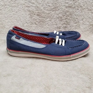 Keds Womens Size 9 Navy Blue Striped Slip On Shoes - Picture 1 of 10