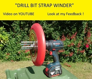 Drill Bit Strap Winder X2 - The easiest and fastest way to wind up truck straps - Picture 1 of 6