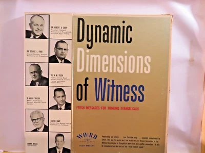 DYNAMIC DIMENSIONS OF WITNESS WORD 3 LP SET SPEAKERS DR'S COOK FORD TOZER NIMS - Image 1 of 4