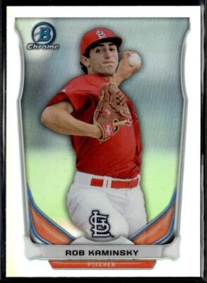 2014 Bowman Draft Chrome Top Prospects Refractors #CTP-52 Rob Kaminsky Cardinals - Image 1 of 2